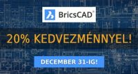 BricsCAD Lite az AutoCAD alternatíva 20% kedvezménnyel!